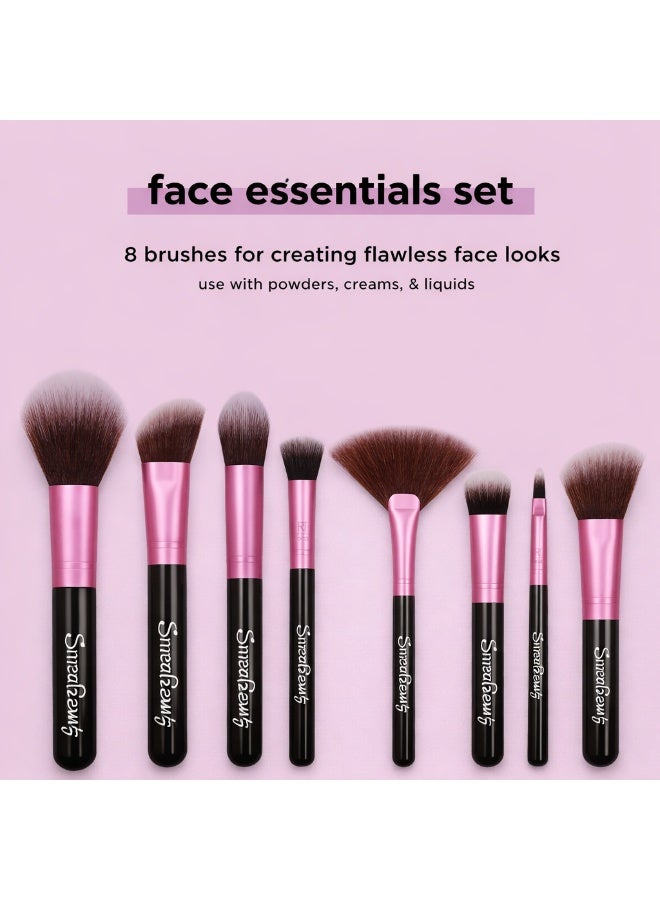 MOSH Sweetbeauty Professional Makeup Brush Set – 8 Pieces Face & Eye Brushes with Soft Synthetic Bristles - Image 4